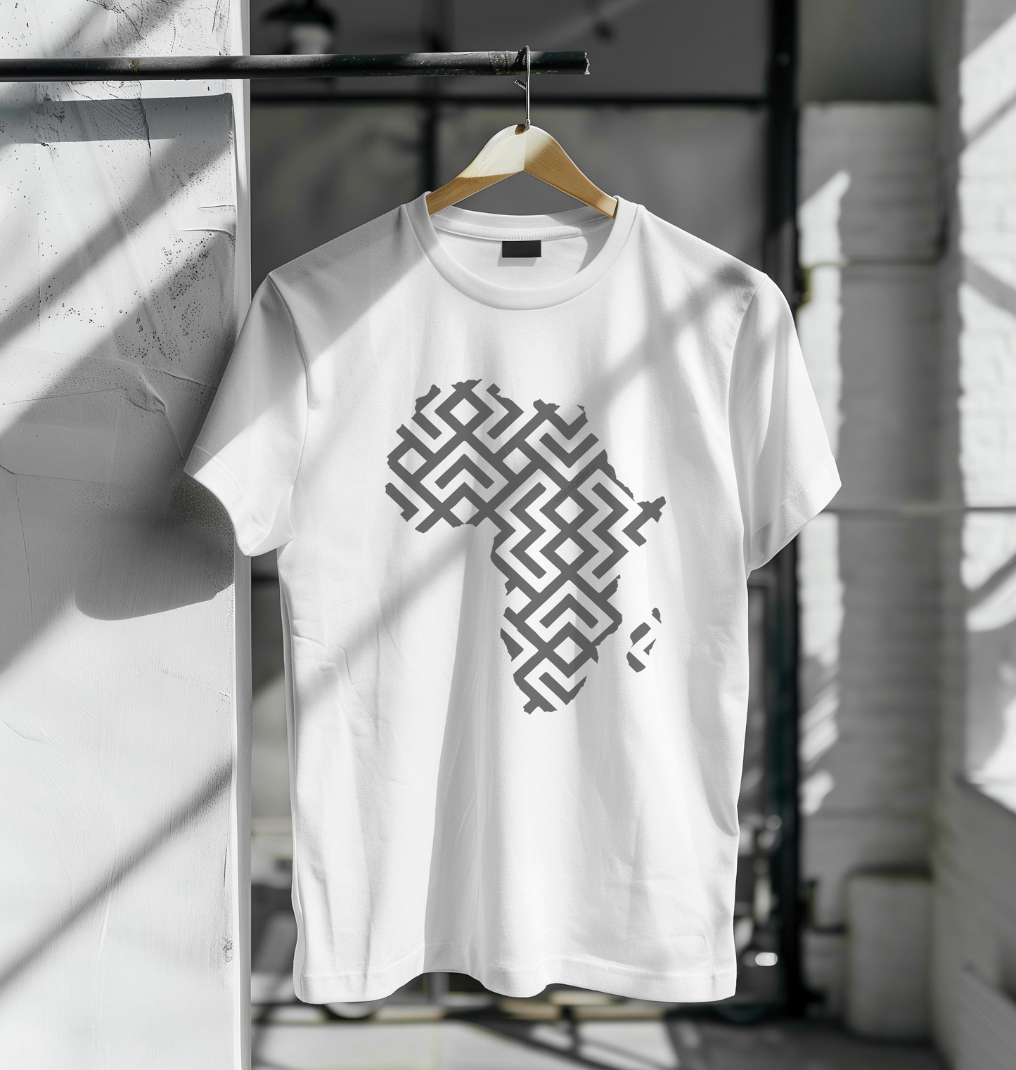 Tshirt imprimé-Carte Afrique